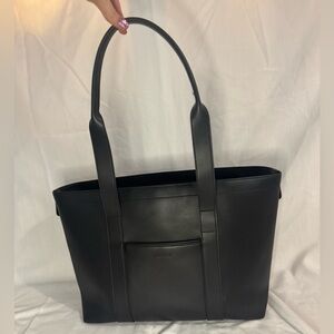 MONOS Metro Tote Black Leather